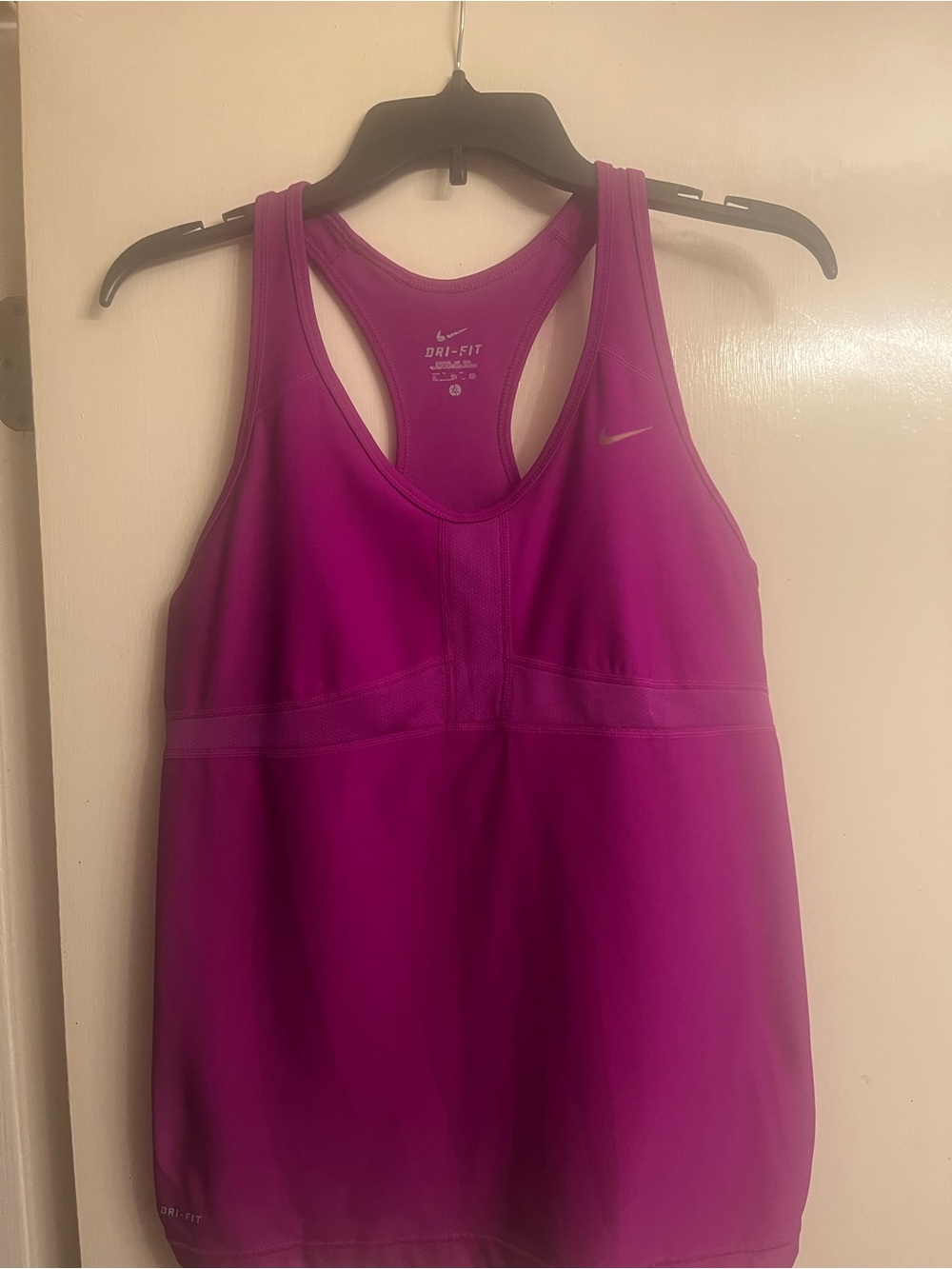 Nike Women's Magenta Racerback Dri-FIT Tank